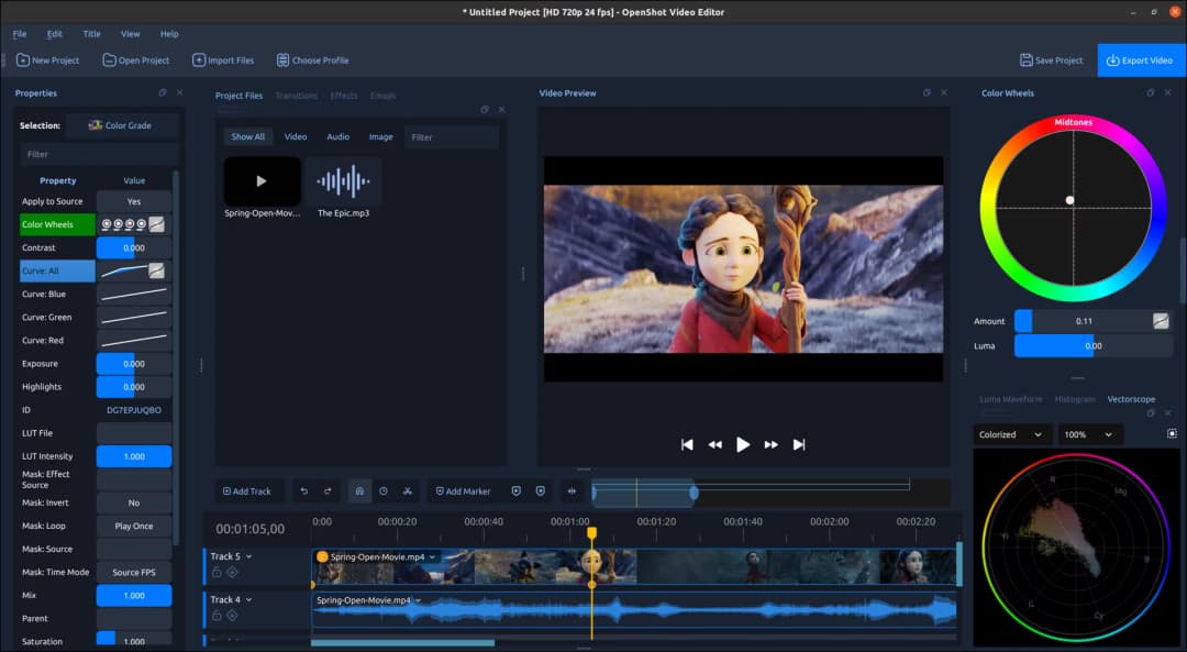 OpenShot 4.0: Record, Edit, and Color Like Never Before for the Modern Creator